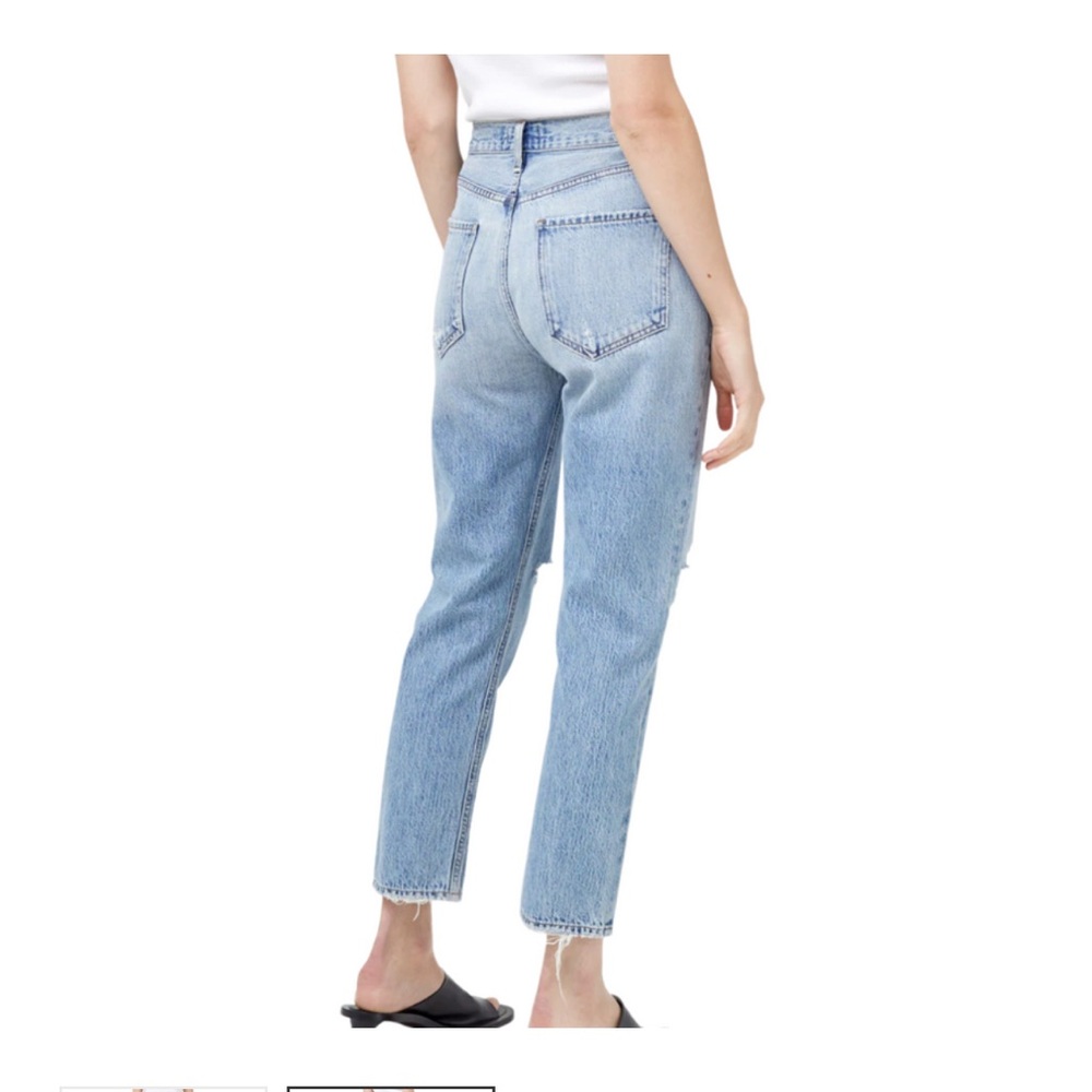 Agolde Riley High Rise Straight Jeans - Picture 2 of 5